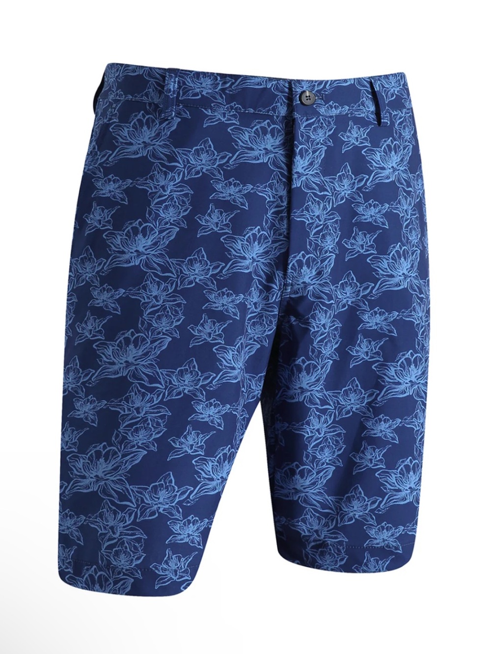 Maelreg Men’s Golf Shorts - Size 34, Blue Floral 10" Shorts